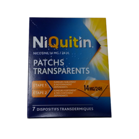 NIQUITIN 7 patchs 14 mg/24h