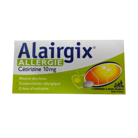 COOPER Alairgix allergie cetirizine 10mg 7 comprimés à sucer sécables
