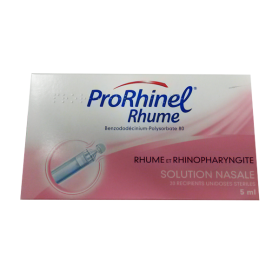 PRORHINEL Prorhinel rhume solution nasale 20 dosettes 5ml