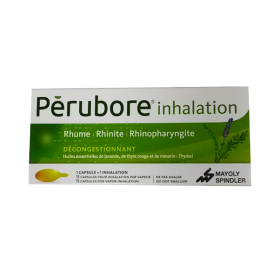 MAYOLY SPINDLER Perubore inhalation capsule pour inhalation par vapeur 15 capsules