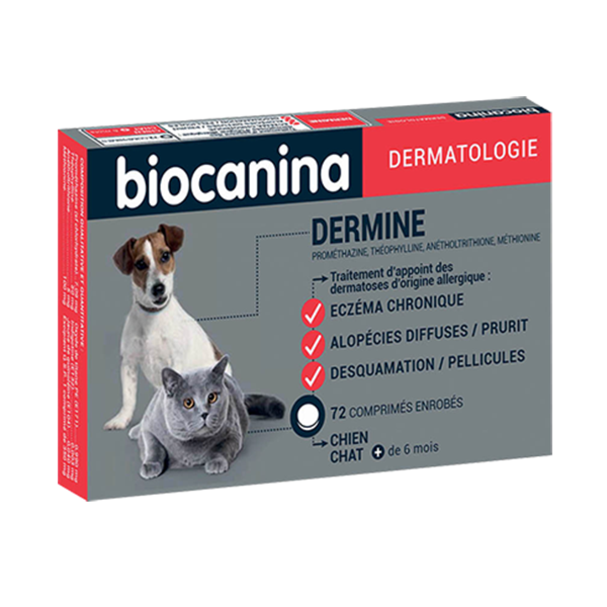 Biocanina Dermine 72 Comprimes Parapharmacie Pharmarket