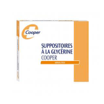 COOPER Suppositoire glycerine adulte 50 unités