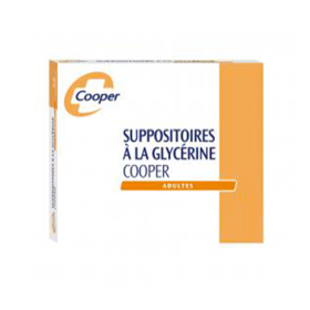 COOPER Suppositoire glycerine adulte 50 unités