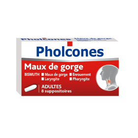 COOPER Pholcones bismuth adultes 8 suppositoires