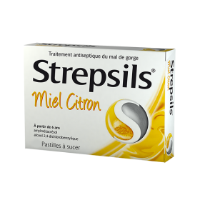 RECKITT BENCKISER Strepsils miel citron 36 pastilles à sucer