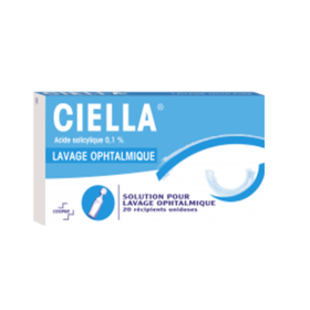 COOPER Ciella 0,1%  solution pour lavage ophtalmique en récipient unidose 20 récipients