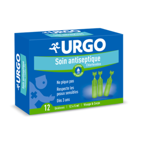 URGO Soin antiseptique chlorhexidine 12 unidoses