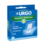 URGO Waterproof grand format 10cmx7cm 5 pansements