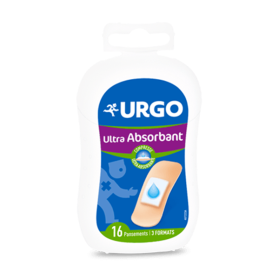 URGO Ultra absorbant 16 pansements protecteurs