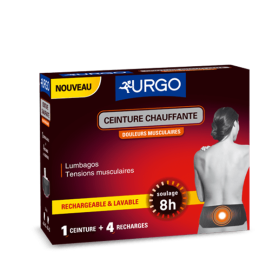 URGO Ceinture chauffante 4 recharges