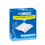 URGO Compresse stérile gaze 7,5 cm x 7,5 cm 50x2 unités