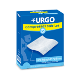 URGO Compresse stérile gaze 10 cm x 10 cm 50x2 unités