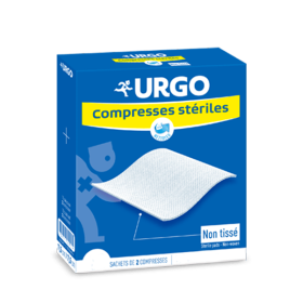 URGO Compresses stériles non tissées 7.5x7.5 cm 25x2 unités