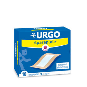 URGO Sparaplaie 10cmx7cm 10 pansements adhésifs stériles