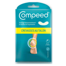 COMPEED Crevasse au talon 2 pansements