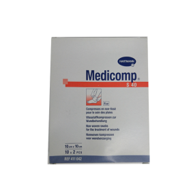 HARTMANN Medicomp compresses stériles non tissées 10x10 cm 10x2unités