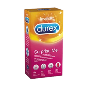 DUREX Surprise me assortiment 12 préservatifs