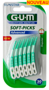 G.U.M Bâtonnet interdentaire soft-picks advanced x30