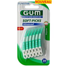 G.U.M Bâtonnet interdentaire soft-picks advanced regular x30