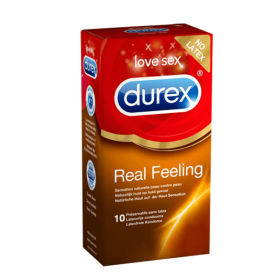 DUREX Real feeling 10 préservatifs