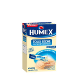 HUMEX Adultes toux sèche sans sucre 15mg/5ml 15 solutions buvables en sachet