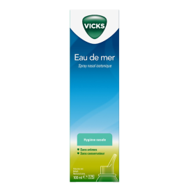 VICKS Spray nasal isotonique eau de mer 100ml