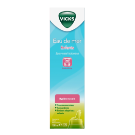 VICKS Spray nasal isotonique eau de mer enfant 100ml