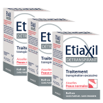 ETIAXIL Détranspirant aisselles peau normale bille lot 3x15ml