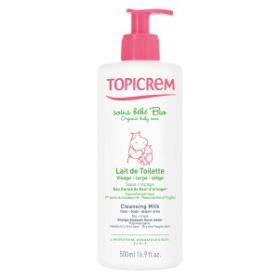 TOPICREM Bébe lait de toilette bio 500ml