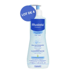 MUSTELA Bébé eau nettoyante sans rincage lot 4x500ml