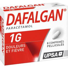 DAFALGAN 1g 8 comprimés pelliculés