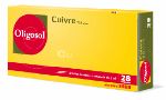 LABCATAL Oligosol cuivre 2ml 28 ampoules