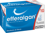 EFFERALGAN 1g 8 comprimés effervescents