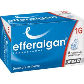 EFFERALGAN 1g 8 comprimés effervescents