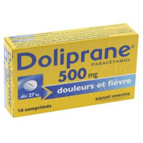 DOLIPRANE 500mg 16 comprimés