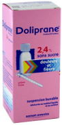 DOLIPRANE 2,4% sans sucre suspension buvable 100ml