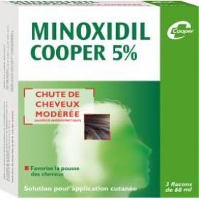 COOPER Minoxidil 5 % 60ml 3 flacons