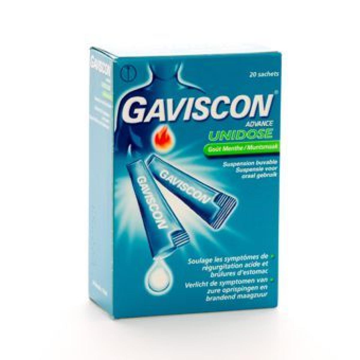 RECKITT BENCKISER Gaviscon 10ml 24 sachets sur Pharmarket