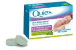 QUIES Anti-ronflement menthe eucalyptus 12 pastilles à sucer