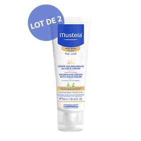 MUSTELA Bébé crème nourrissante au cold cream lot 2x40ml