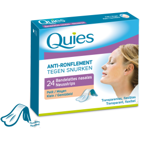 QUIES Anti-ronflement petites bandelettes nasales x24