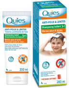 QUIES Shampooing traitant anti-poux 3en1 200ml