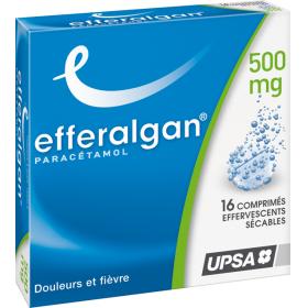EFFERALGAN 500mg 16 comprimés effervescents sécables