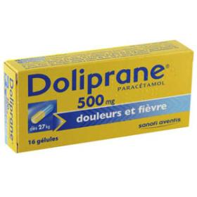 DOLIPRANE 500mg 16 gélules