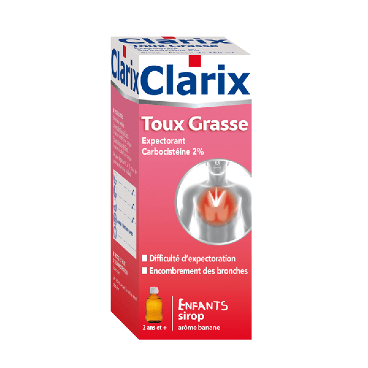 COOPER Clarix expectorant carbocisteine 2 enfant sirop 150ml