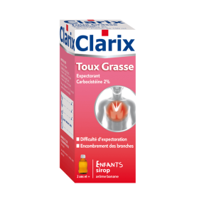 COOPER Clarix expectorant carbocisteine 2% enfant sirop 150ml