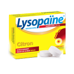 BOEHRINGER INGELHEIM Lysopaine maux de gorge ambroxol citron 20mg 18 pastilles sans sucre