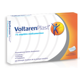 VOLTAREN Plast 1% 5 emplatres médicamenteux