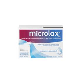 JOHNSON & JOHNSON Microlax solution rectale 12 unidoses