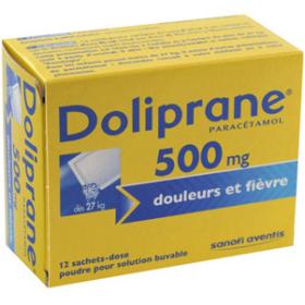 DOLIPRANE 500mg 12 sachets